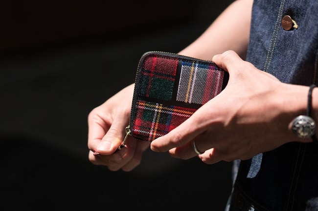 Comme des Garcons Tartan Wallet