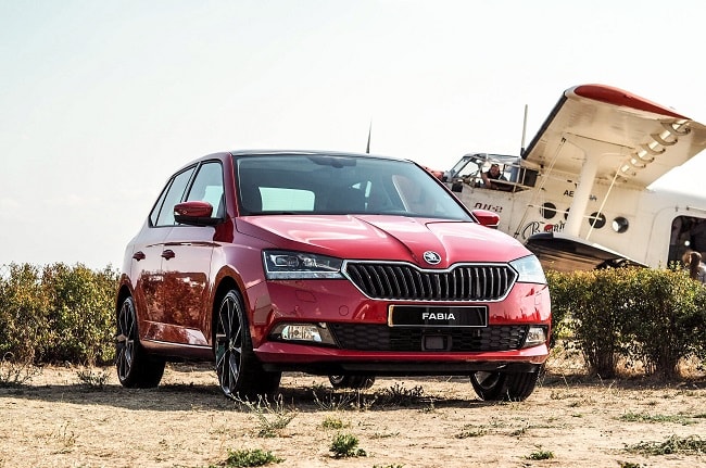 The New Skoda Fabia Facelift Drive in Prague