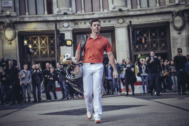 Rory McIlroy Visits Niketown London