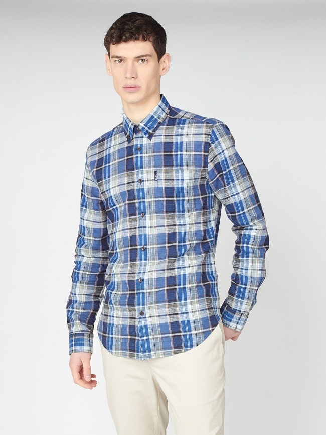 Slub Madras Check Shirt