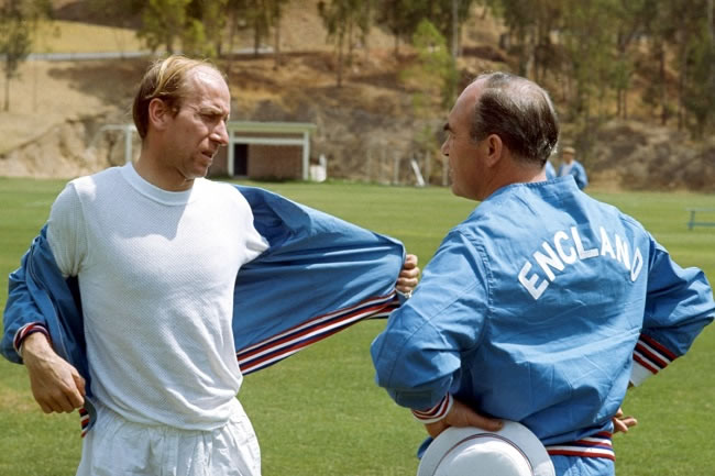 Sir Alf Ramsey & Sir Bobby Charlton