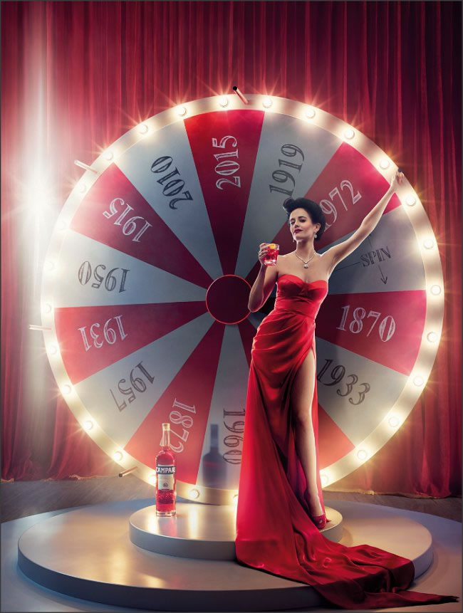 Eva Green for the Campari Calendar