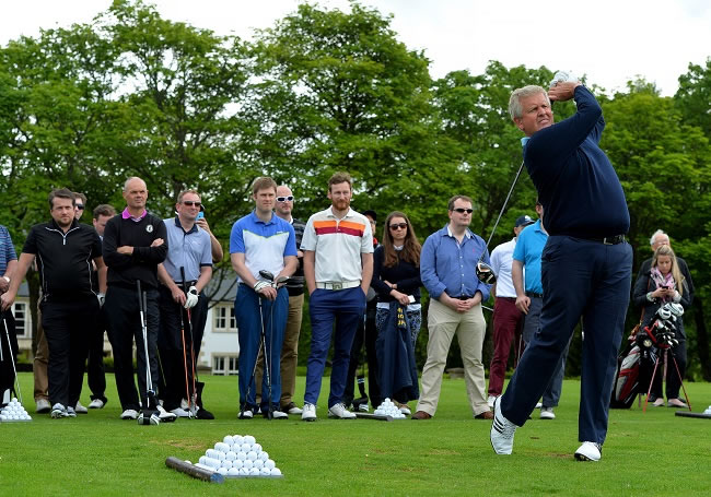 "Golfing legend Colin Montgomerie"