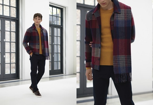 Italian Blanket Check Chore Jacket