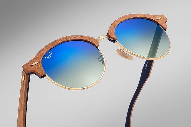 Ray-Ban Clubround Wood