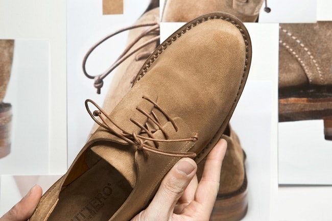 Suede Derby shoes