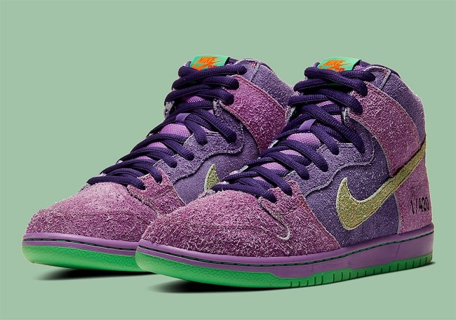 Nike SB Dunk High Reverse Skunk 420