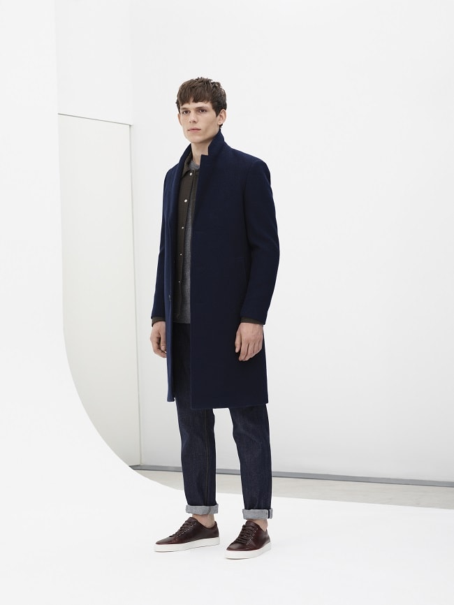 Compact Wool Epsom Coat