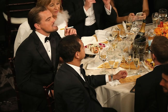 Leonardo Dicaprio Vaping